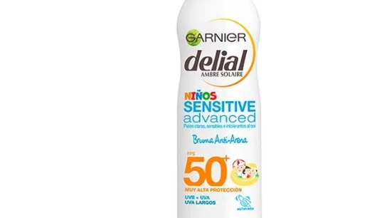 GARNIER AMBRE SOLAIRE NIÑOS SENSITIVE ADVANCED BRUMA ANTIARENA SPF 50+ GARNIER AMBRE SOLAIRE NIÑOS SENSITIVE ADVANCED BRUMA ANTIARENA SPF 50+