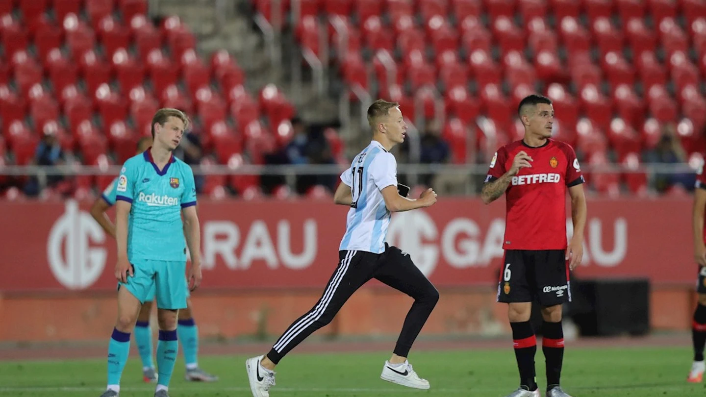 Espontáneo en el Mallorca - Barcelona Espontáneo en el Mallorca - Barcelona