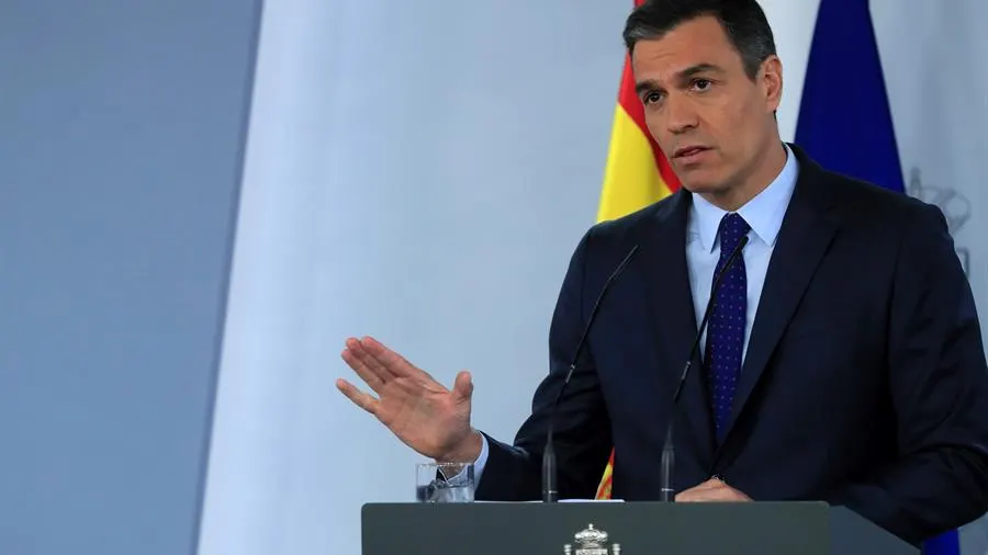 El presidente del Gobierno, Pedro Sánchez