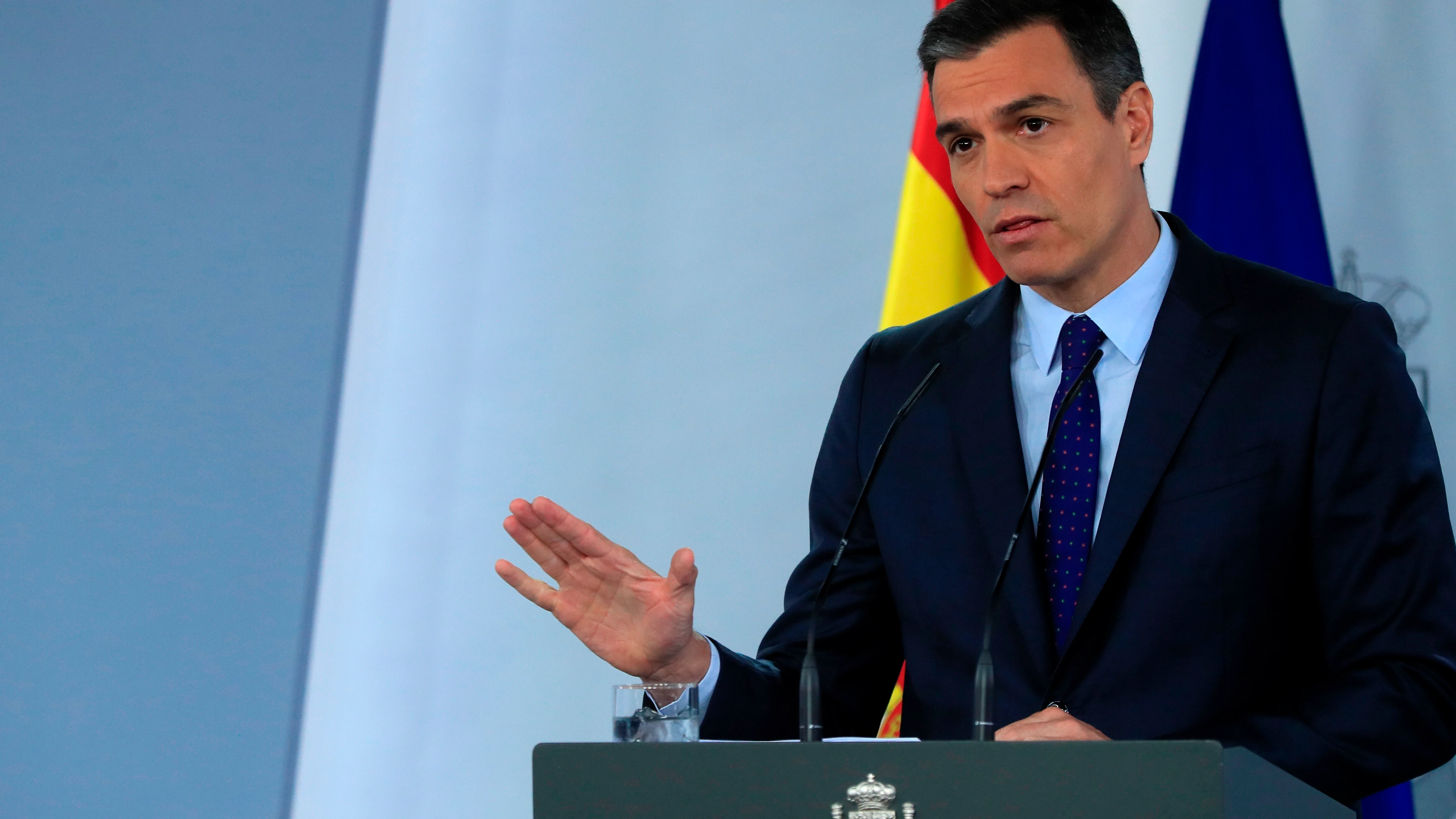 El presidente del Gobierno, Pedro Sánchez