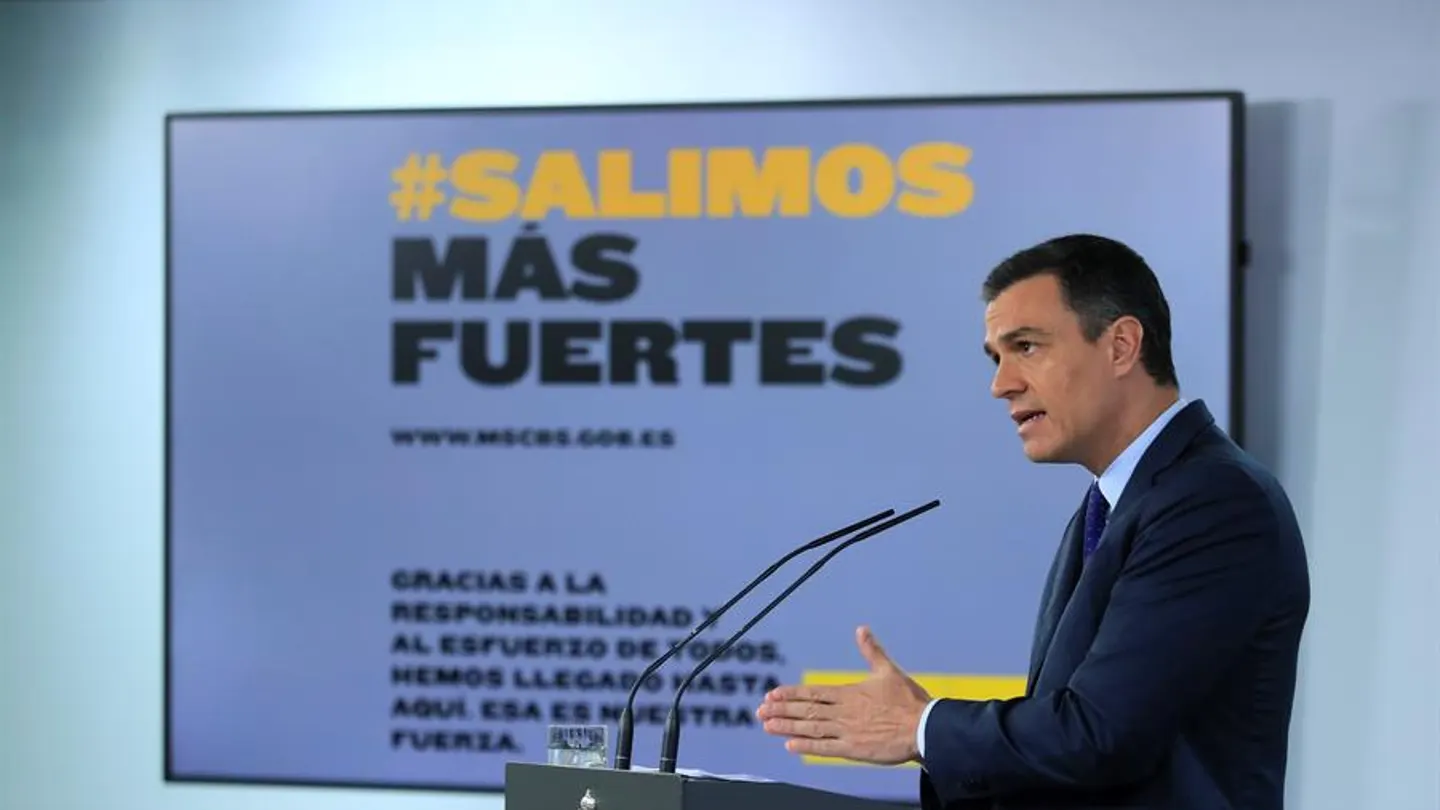 Pedro Sánchez en rueda de prensa Pedro Sánchez en rueda de prensa
