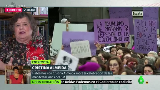 La reflexión de Cristina Almeida tras el último asesinato machista: "¿Podemos vivir en un país donde matar a tu mujer y a tus hijos es un comportamiento normal?" La reflexión de Cristina Almeida tras el último asesinato machista: "¿Podemos vivir en un país donde matar a tu mujer y a tus hijos es un comportamiento normal?"