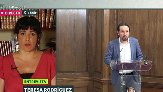 Teresa Rodríguez en Liarla Pardo Teresa Rodríguez en Liarla Pardo