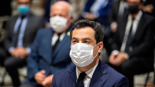 El presidente de la Junta de Andalucía, Juan Manuel Moreno El presidente de la Junta de Andalucía, Juan Manuel Moreno