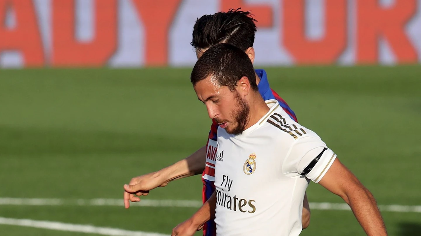 Eden Hazard, en una acción con el Real Madrid Eden Hazard, en una acción con el Real Madrid
