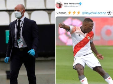 Paco Jémez y Luis Advíncula Paco Jémez y Luis Advíncula