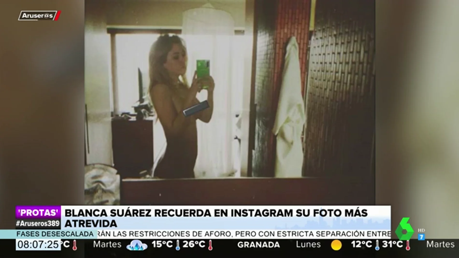 Blanca Suárez publica de forma inédita su foto más atrevida en las redes sociales