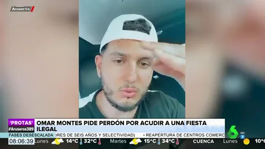Omar Montes tiene que pedir perdón tras grabarse en una fiesta ilegal con más de 100 personas: "Soy un inconsciente" Omar Montes tiene que pedir perdón tras grabarse en una fiesta ilegal con más de 100 personas: "Soy un inconsciente"
