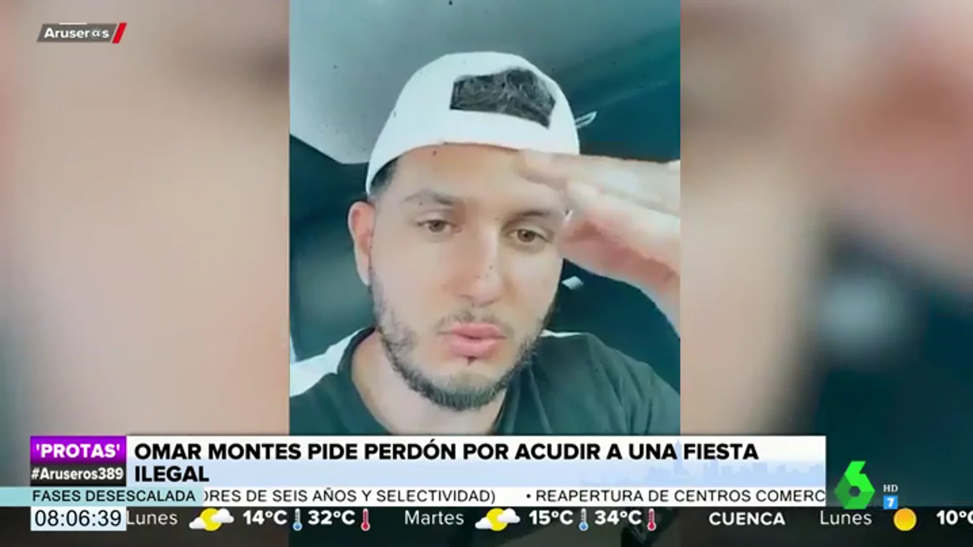 Omar Montes tiene que pedir perdón tras grabarse en una fiesta ilegal con más de 100 personas: "Soy un inconsciente"