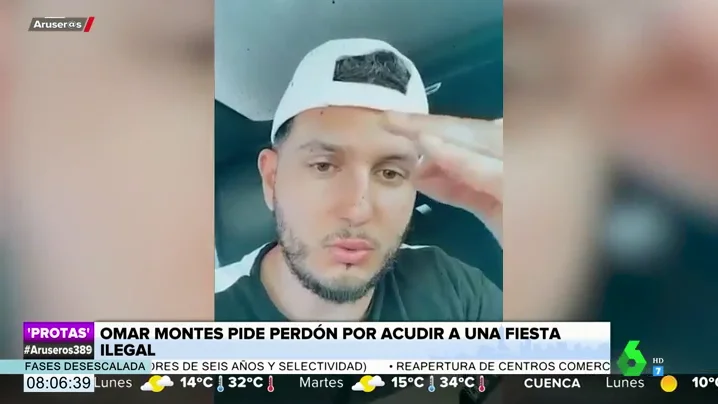 Omar Montes tiene que pedir perdón tras grabarse en una fiesta ilegal con más de 100 personas: "Soy un inconsciente"