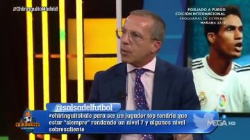 Cristóbal Soria explota en 'El Chiringuito': "Es un milagro que Zidane haya ganado tres Champions"