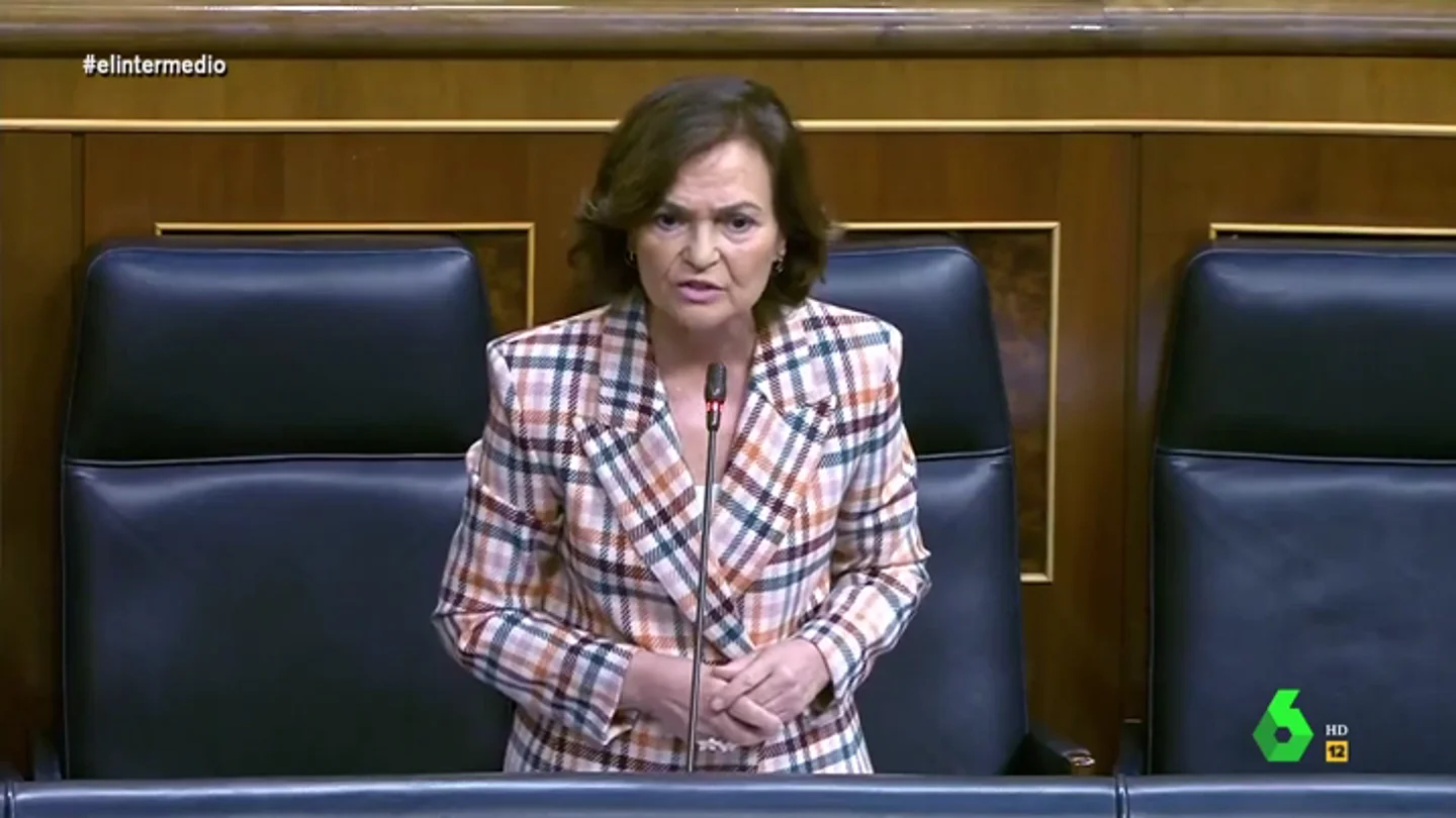 Carmen Calvo Del cáfe entre Calvo y Álvarez de Toledo al "monaguillo" Iglesias: los rifirrafes más tensos del Gobierno y el PP