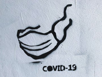 Un graffiti del COVID-19