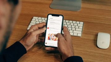 Twitter en un iPhone