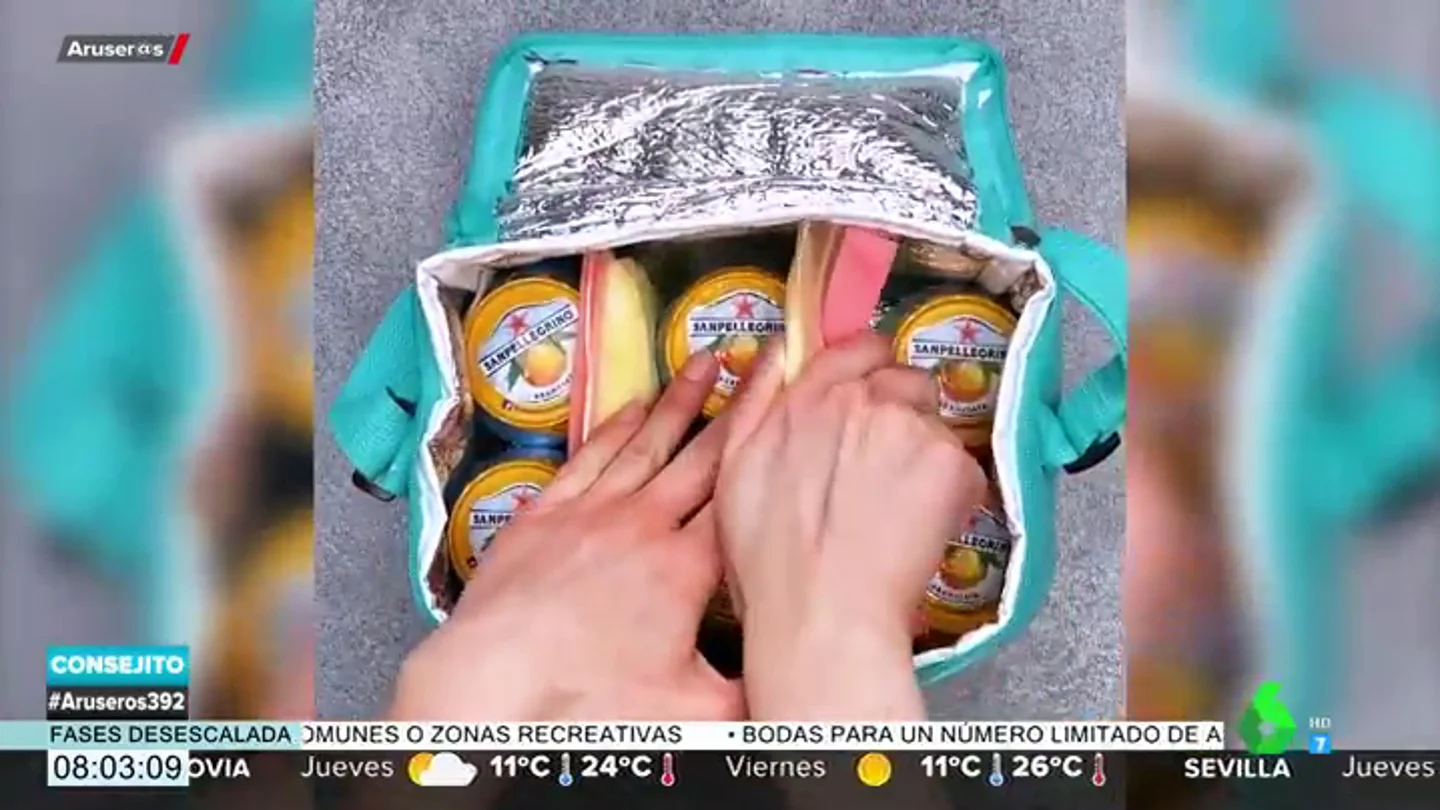 Día Mundial del Pícnic: el truco casero para mantener las bebidas frías fuera de casa Día Mundial del Pícnic: el truco casero para mantener las bebidas frías fuera de casa