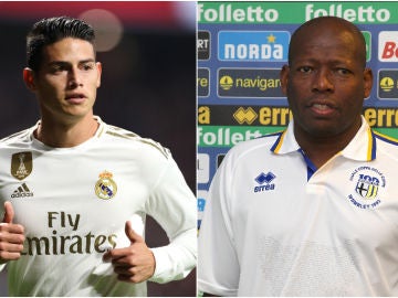 James Rodríguez y Faustino Asprilla James Rodríguez y Faustino Asprilla