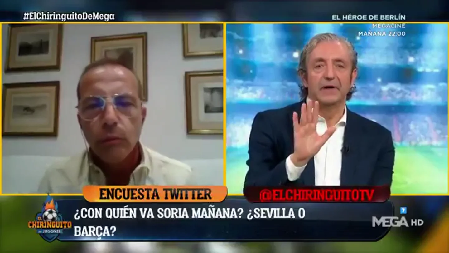 Cristóbal Soria explota y abandona 'El Chiringuito' en directo Cristóbal Soria explota y abandona 'El Chiringuito' en directo
