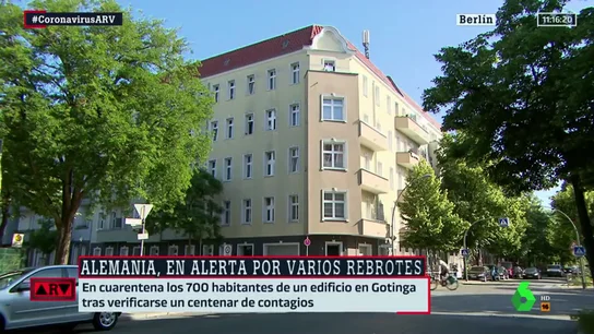 Patricia, enfermera y residente en uno de los bloques de Berlín en cuarentena: "Se nos está dando un trato distintivo por la procedencia de los vecinos" Patricia, enfermera y residente en uno de los bloques de Berlín en cuarentena: "Se nos está dando un trato distintivo por la procedencia de los vecinos"