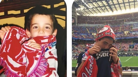 Pablo, joven aficionado del Atlético de Madrid Pablo, joven aficionado del Atlético de Madrid