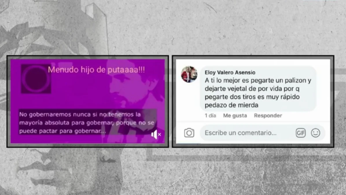 Captura de los insultos a Pablo Iglesias