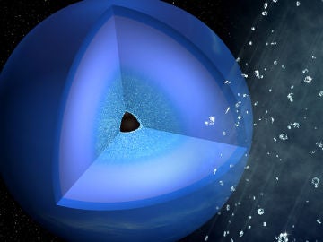 En el interior de algunos planetas se dan precipitaciones de diamante