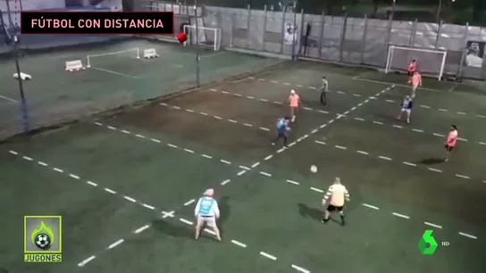 Fútbol distancia social Fútbol distancia social