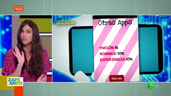 Maya Pixelskaya descubre en Zapeando las aplicaciones más absurdas Maya Pixelskaya descubre en Zapeando las aplicaciones más absurdas