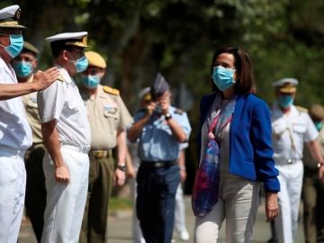 La Ministra de Defensa, Margarita Robles, preside un acto en la Base Militar de Retamar en Pozuelo de Alarcón La Ministra de Defensa, Margarita Robles, preside un acto en la Base Militar de Retamar en Pozuelo de Alarcón