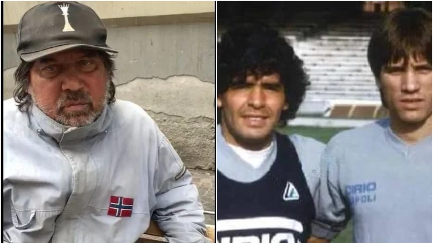 Pietro Puzone y Maradona Pietro Puzone y Maradona