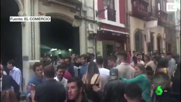 La Policía desaloja a más de 150 jóvenes por bailar en una discoteca de Oviedo