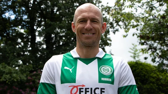 Arjen Robben, con la camiseta del Groningen Arjen Robben, con la camiseta del Groningen