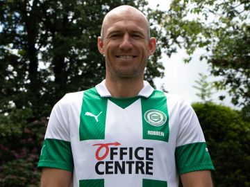 Arjen Robben, con la camiseta del Groningen Arjen Robben, con la camiseta del Groningen