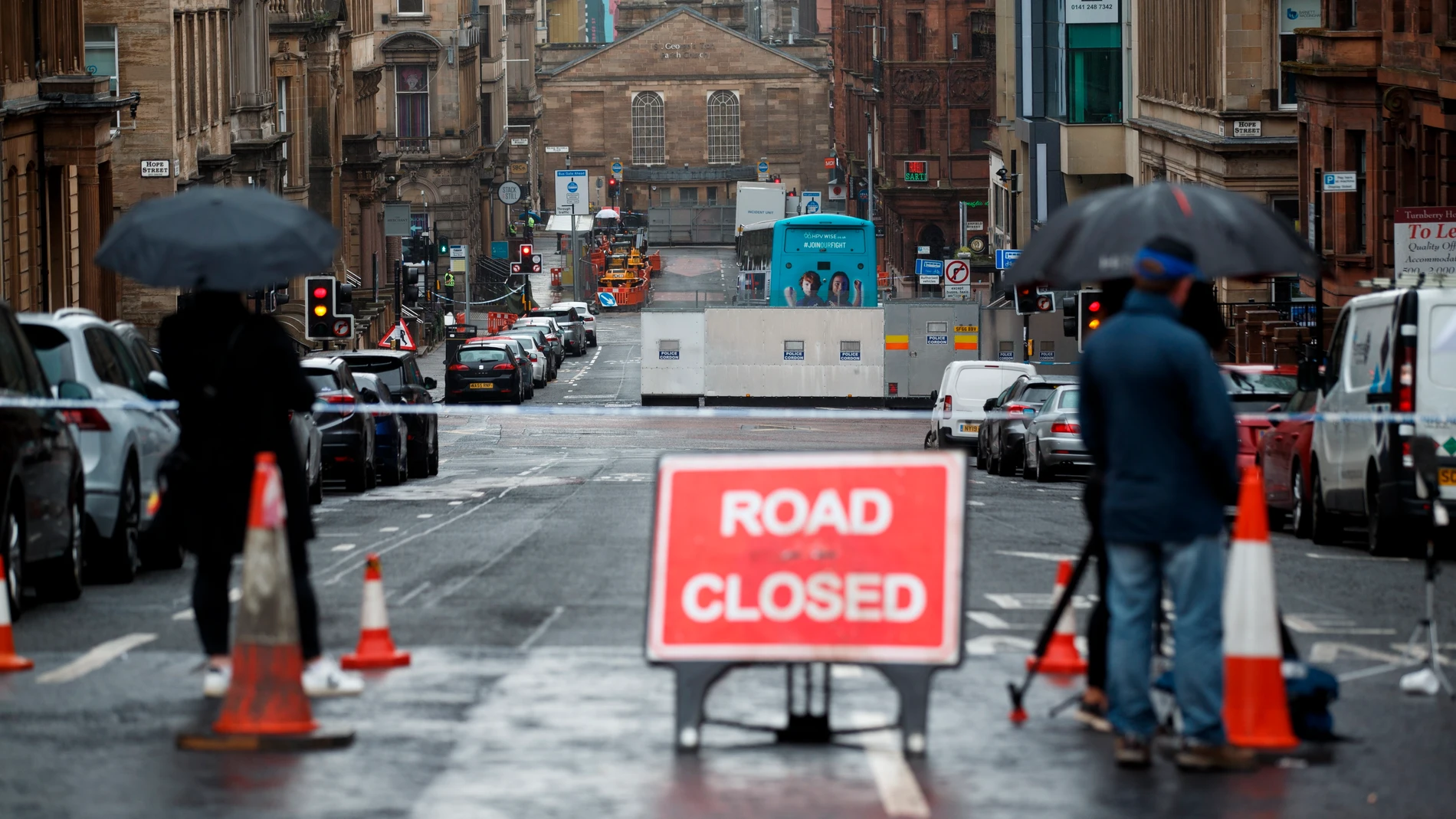 Zona de Glasgow donde tuvo lugar el ataque