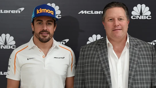 Fernando Alonso y Zak Brown Fernando Alonso y Zak Brown
