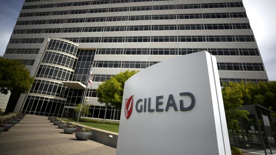 Fachada del edificio de Gilead Sciences, fabricante del Remdesivir Fachada del edificio de Gilead Sciences, fabricante del Remdesivir