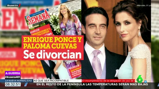 Enrique Ponce y Paloma Cuevas se divorcian después de 24 años de matrimonio Enrique Ponce y Paloma Cuevas se divorcian después de 24 años de matrimonio