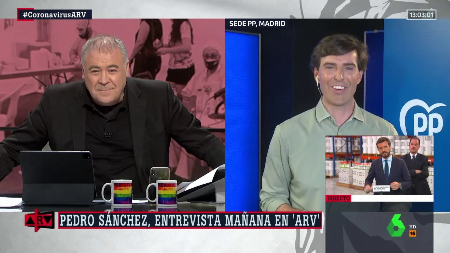 Pablo Montesinos en Al Rojo Vivo Pablo Montesinos en Al Rojo Vivo