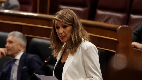 La ministra de Trabajo, Yolanda D&iacute;az
