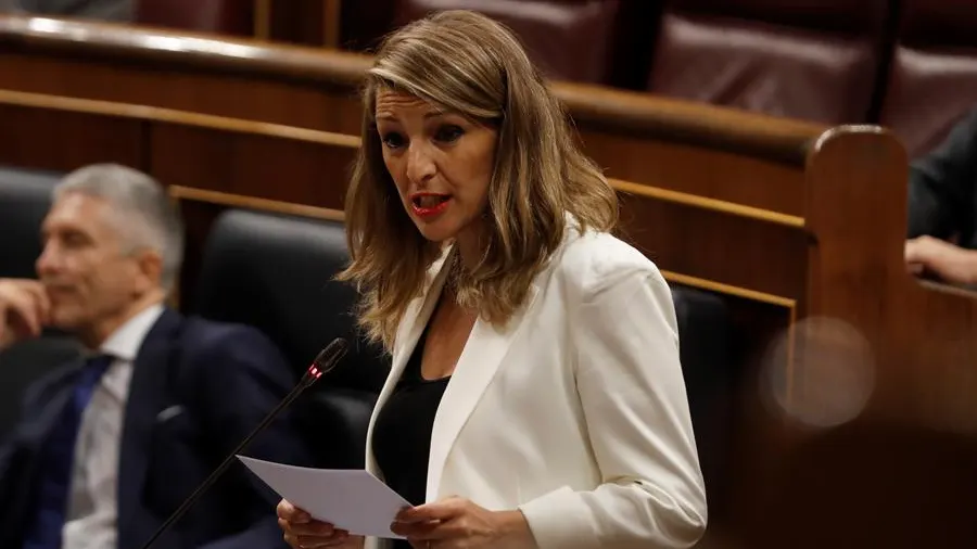 La ministra de Trabajo, Yolanda Díaz