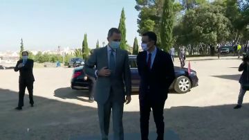 El rey y Pedro Sánchez acuden a la reapertura de la frontera con Portugal