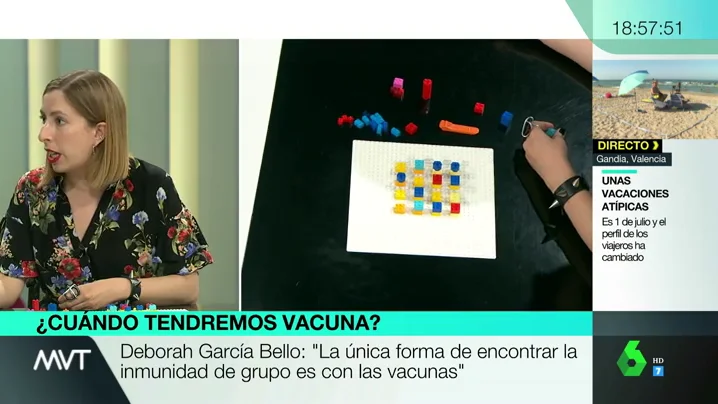 La inmunidad de grupo explicada con fichas de Lego: por qué la vacuna anti Covid es la única vía posible