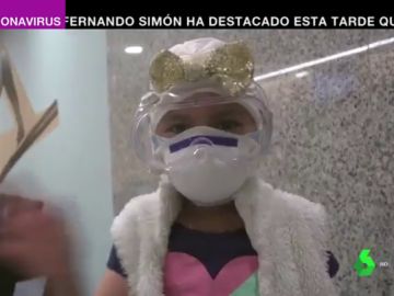Ainhara, de seis años, ha superado el cáncer gracias a la protónterapia Ainhara, de seis años, ha superado el cáncer gracias a la protónterapia