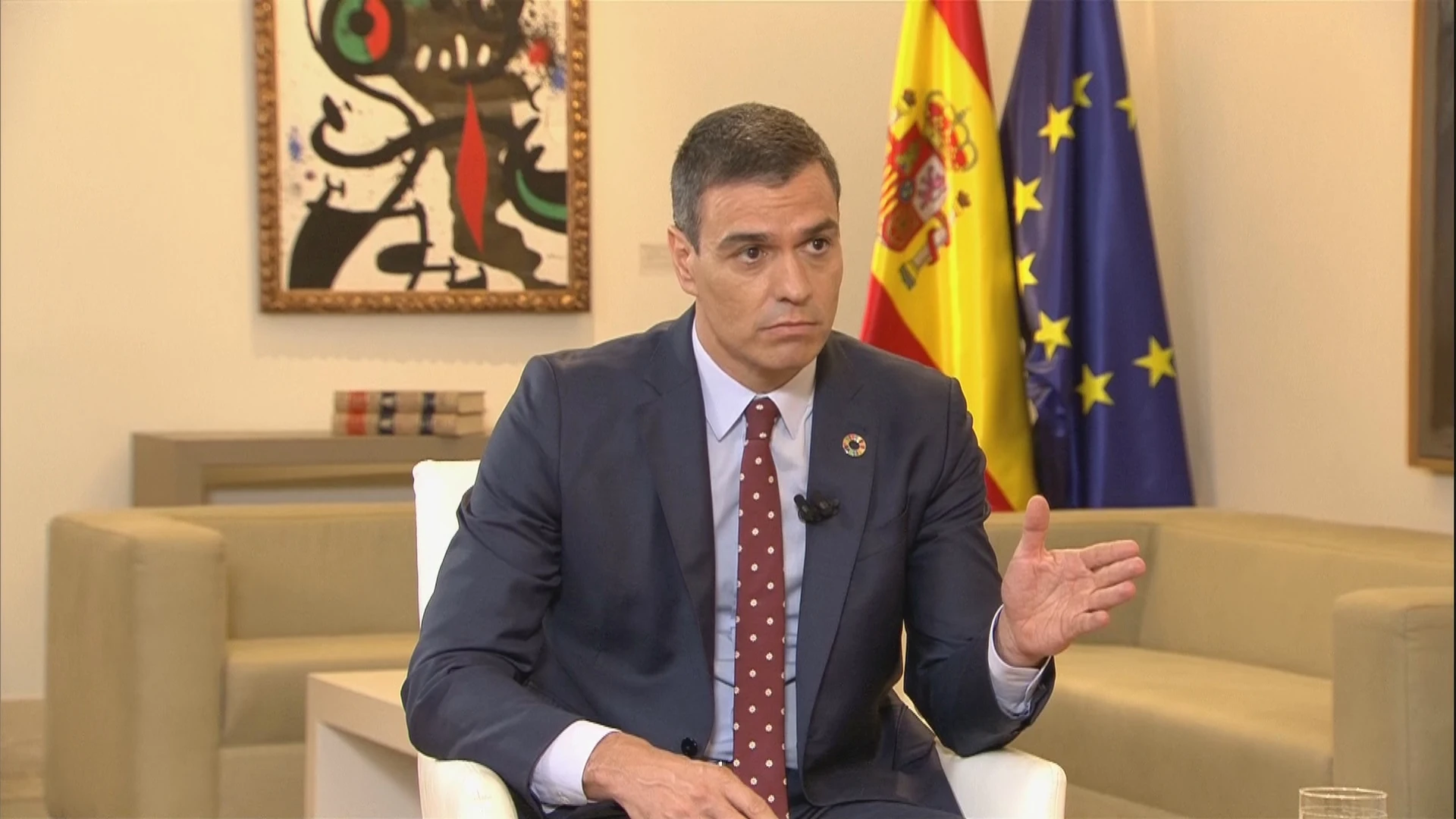 Pedro Sánchez en Moncloa (Archivo)