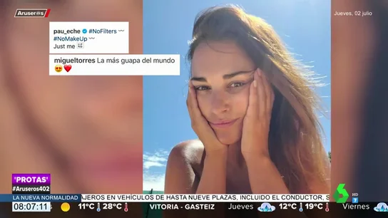 La fotografía de Paula Echevarría al natural, sin maquillaje y sin filtros La fotografía de Paula Echevarría al natural, sin maquillaje y sin filtros