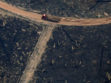 Imagen del incendio del Amazonas Imagen del incendio del Amazonas