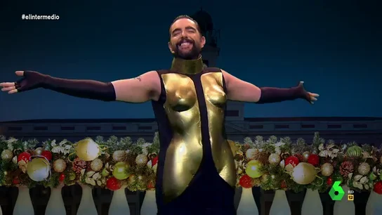 Dani Mateo se pone el vestido de Pedroche para las Campanadas en El Intermedio: "España tiene que verlo" Dani Mateo se pone el vestido de Pedroche para las Campanadas en El Intermedio: "España tiene que verlo"
