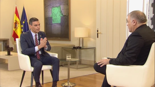 Entrevista de Antonio García Ferreras a Pedro Sánchez en Moncloa Entrevista de Antonio García Ferreras a Pedro Sánchez en Moncloa