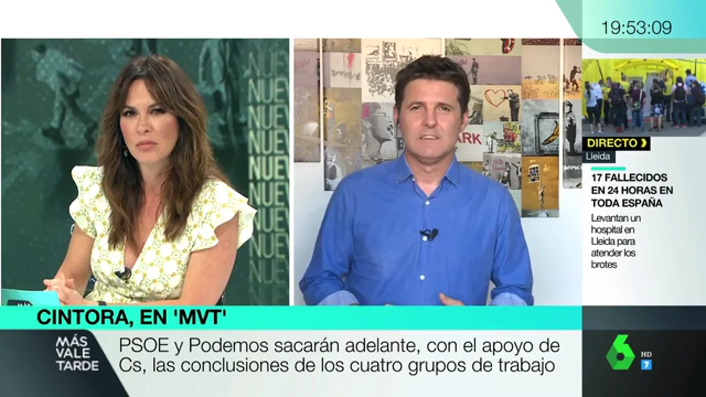 Jesús Cintora: "¿Por qué hay que meterle siempre mano a la clase media y trabajadora?" Jesús Cintora: "¿Por qué hay que meterle siempre mano a la clase media y trabajadora?"