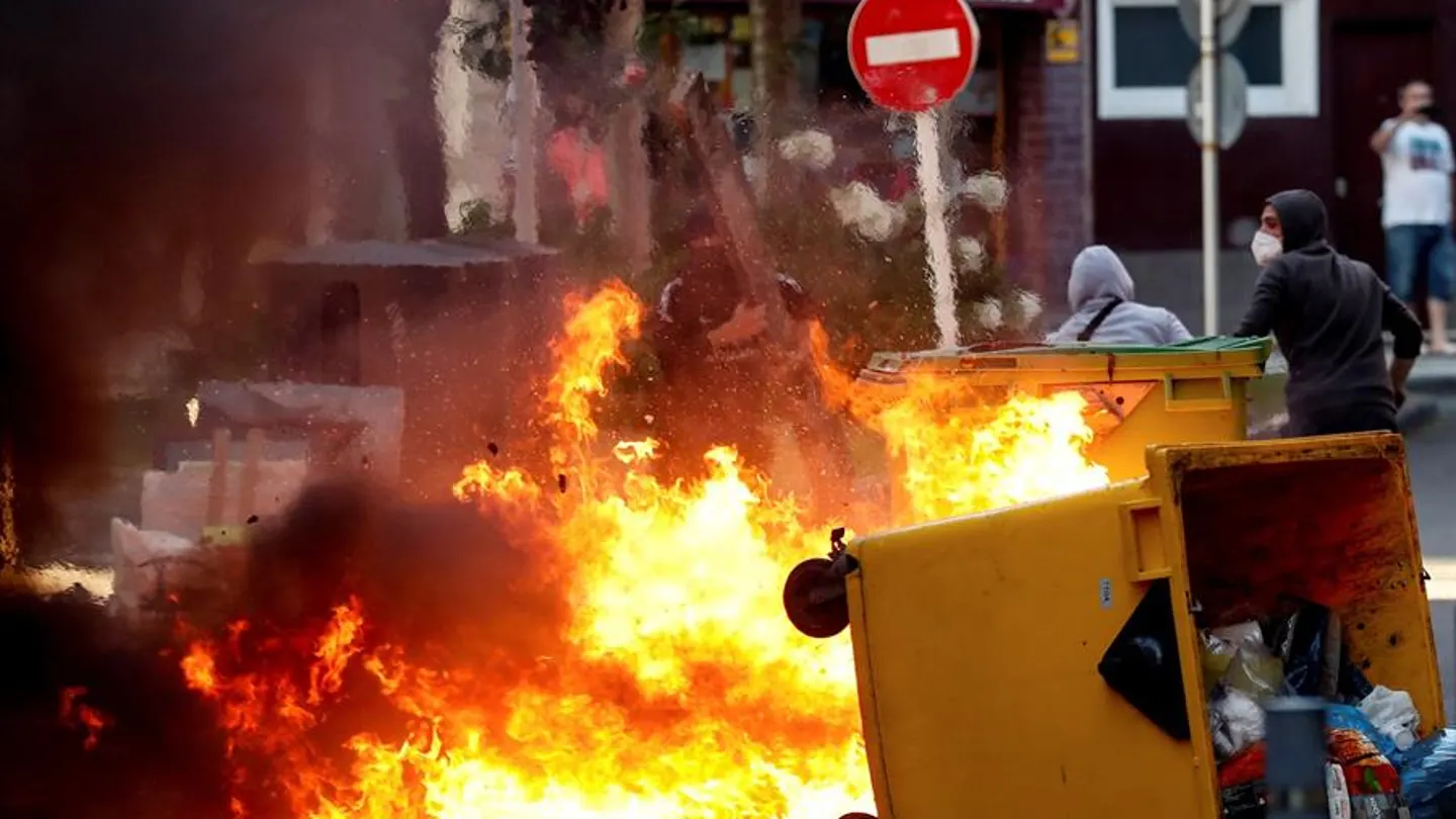 Altercados durante un acto de Vox en San Sebastián Altercados durante un acto de Vox en San Sebastián