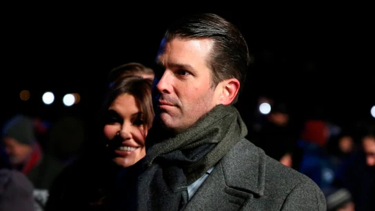 Donald Trump Jr. y su novia Kimberly Guilfoyle Donald Trump Jr. y su novia Kimberly Guilfoyle